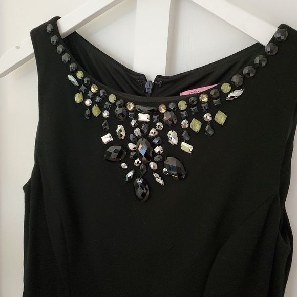 Eliza J Embellished Peplum Holiday Dress - Picture 6 of 10
